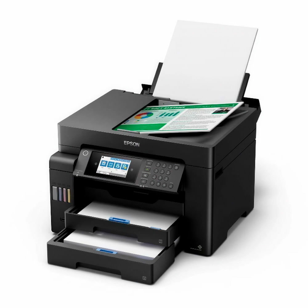 Imagen 2 del producto Impresora multifuncional Epson EcoTank L15150, inyección de tinta, inalámbrica, Wi-Fi, con tanques recargables